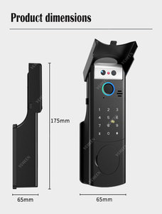 Tuya Wifi App thông minh rim khóa 3D mặt không thấm nước nhận dạng vân tay điện rim khóa thẻ RFID NFC kỹ thuật số Keyless rim khóa - Product Image 5