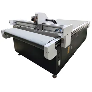 Automatic CNC Oscillating Kiss Knife Cutting Machine Corrugated Boxes Cardstock PP Paper Stickers Labels Manufacturing Schneider