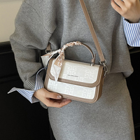 Nouveau sac à bandoulière carré de luxe pour femme, style vintage, en PU écologique, haut de gamme, portable et réglable