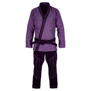 2026 Vente en gros Uniforme d'arts martiaux Vêtement d'entraînement de karaté Kimono de Jiu-jitsu brésilien (BJJ) 100% Coton Extensible Respirant Léger - Product Image 1
