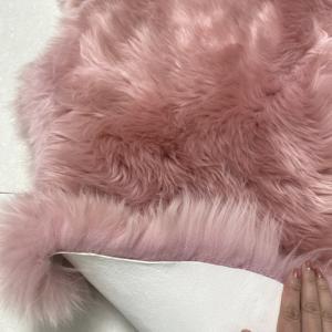 100% laine de zélande fait à la main cheveux longs tapis en <span class=keywords><strong>peau</strong></span> de mouton coloré Double tapis en <span class=keywords><strong>peau</strong></span> d'agneau pour la maison salon chambre haut Rectangle couloir - Product Image 5