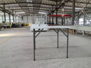 Mesa plegable cuadrada de plástico, mesa de jardín portátil para exteriores, panel HDPE - Product Image 2