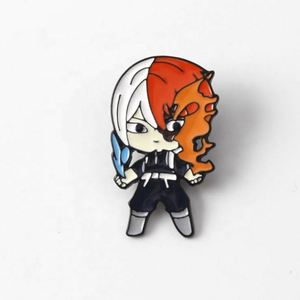 Pins de revers en métal doré moulé sous pression, personnalisés en usine, avec logo sur mesure et émail - Product Image 5