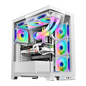 Snowman OEM thiết kế Tempered Glass trường hợp máy tính PC chơi Game USB 3.0 trường hợp máy tính & tháp trường hợp PC - Product Image 2