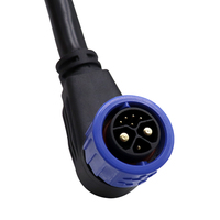Conector Automotriz Impermeable IP68 M23 de 2+1+5 Pines para Cable de Motor de Bicicleta Eléctrica