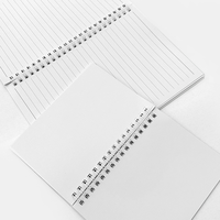 Carnet à couverture rigide, papier épais, journal, planificateur quotidien, bloc-notes, pages lisses, fournitures scolaires et de bureau durables, portable