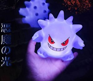 Figurine d'anime en Pvc Kawaii Super Mignon Lampe Pokemoned Jouets Shine Pikachu <span class=keywords><strong>Action</strong></span> Figure Chambre Sommeil Veilleuse Cadeau d'Anniversaire - Product Image 3