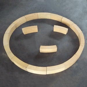 KERUI SK34 Firefclay horno de pizza arqueado ladrillos refractarios para horno de pizza de leña - Product Image 6