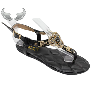 Sandalias Planas con Correa de Tobillo para Mujer, Primavera-Verano 2026, Parte Superior de PVC, Antideslizantes, Resistentes, Zapatos de Moda - Product Image 1