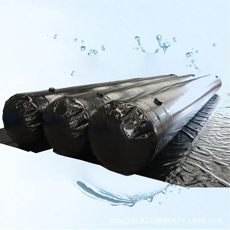 PVC dam flood control bag Mobile soft water injection dam can be folded water blocking wall portable water bag