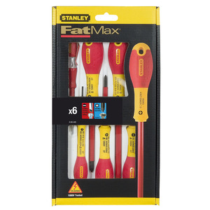 ชุดไขควงหุ้มฉนวน Stanley Fatmax 6 ชิ้น Pz Para Test Eu - Product Image 1