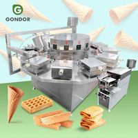 Machine de production de bâtonnets de gaufres Karamel Stroopwafel avec cabine, fabrication chinoise