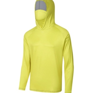 Chemise de pêche pour homme OEM UPF50+ camouflage à manches longues, séchage rapide, respirante, avec capuche et masque, grande taille pour adultes - Product Image 3