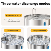 Distributeur d'eau intelligent sans fil pour chats, grande capacité 8L, avec capteur, construction en acier inoxydable 304, filtration multi-étapes