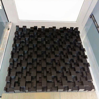 Panneau diffuseur acoustique en bois massif, style design industriel, absorption acoustique pour studios d'enregistrement