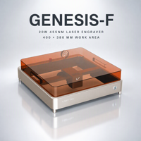 Machine de gravure laser de bureau abordable 20W, découpe le bois fin, grave plus de 300 matériaux, idéale pour les petites entreprises et les amateurs