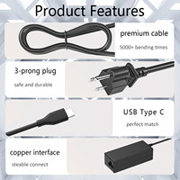 Adaptador de CA de escritorio negro 5V 9V 12V 15V 18,5 V 20V DC Fuente de alimentación 3a 2.5a 3.25a Adaptador de CA DC