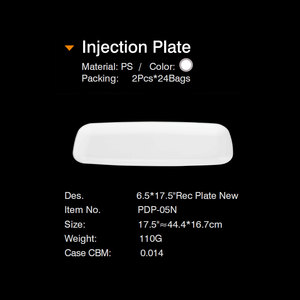 XUELI Platos de plástico cuadrados de color blanco puro con adornos de <span class=keywords><strong>plata</strong></span> dorada <span class=keywords><strong>Vajilla</strong></span> minimalista elegante para bodas y celebraciones - Product Image 6