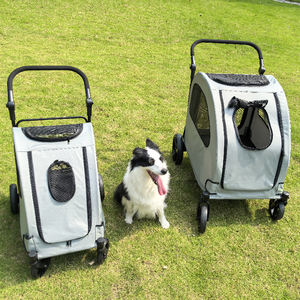 चीन प्रीमियम अतिरिक्त मध्यम और बड़े कुत्ते के स्ट्रेलर बहुमुखी xl फोल्डेबल और वाटरप्रूफ डॉग स्ट्रेलर - Product Image 4