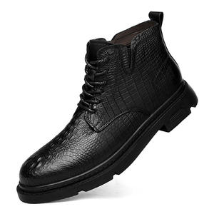Zapatos Oxford de vestir formales para hombre de marca de lujo de alta gama con suelas gruesas antideslizantes y cuero duradero. - Product Image 1