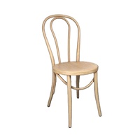 Vente en gros de chaises empilables Thonet en fer de couleur disponible en bois de couleur de café de restaurant pour l'extérieur chaise de cérémonie de jardin de mariage