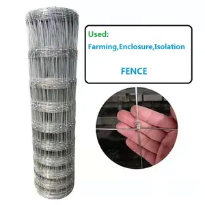 Hot Sale Galvanized farm fence livestock sheep wire mesh fence field rails