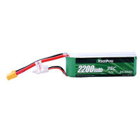 Baterai Lipo Rc 2200mah 2S 7.4V 25C OEM Paket Baterai Mobil Rc dengan Konektor T XT60 XT30 untuk Helikopter Pesawat Rc
