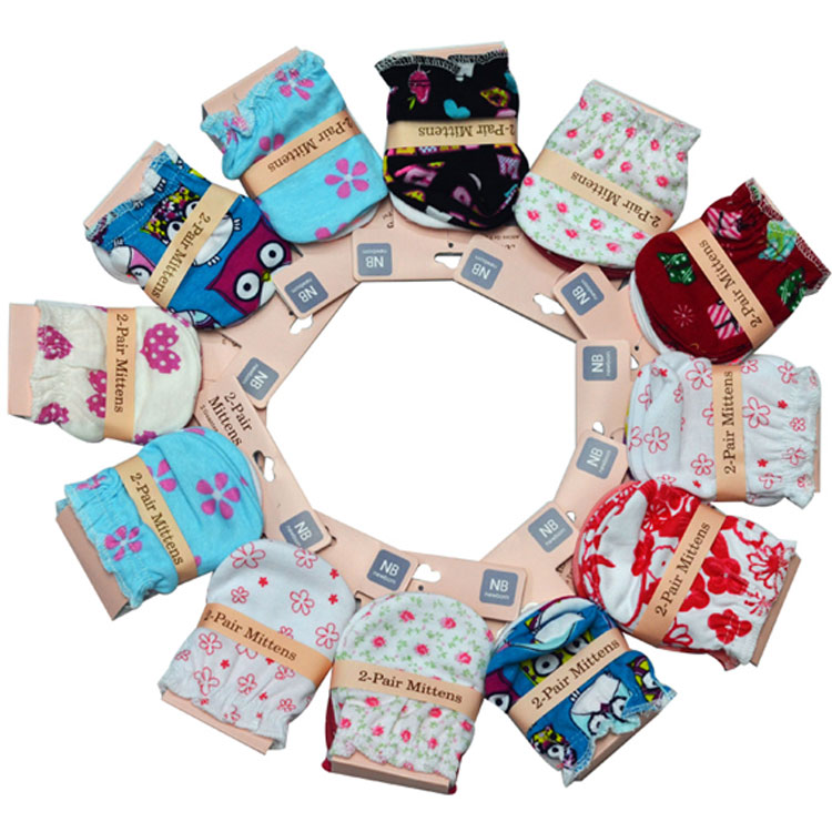 2021 popular infant boys girls mittens pure cotton comfortable wear warm newborn baby gloves