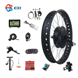 Ebike động cơ 48V 1500W tuyết xe đạp chuyển đổi Kit dễ dàng đi xe kit EZ Rider Kit