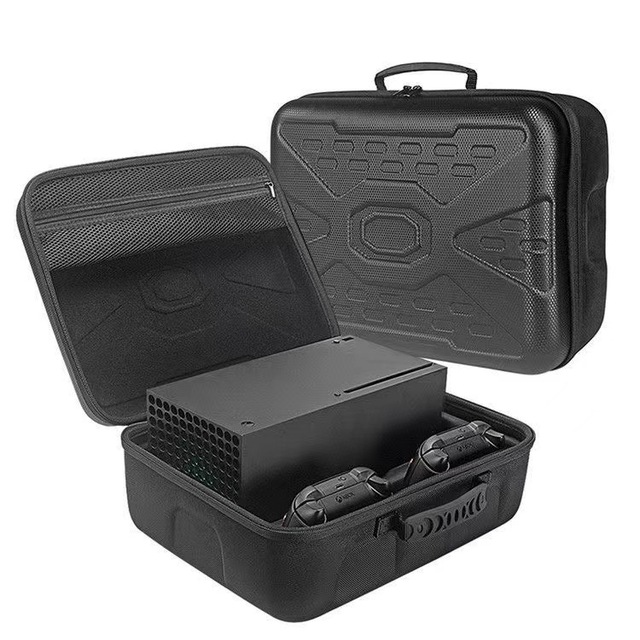 Yiscaxia Portable Games Storage Bag Protective Case for Xbox Series X Console Carrying Bag Travel Case