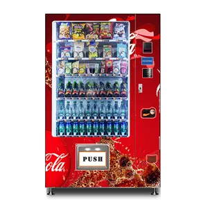 FocusVend Top Seller low cost Food and Drink Vending Machine accepts customization