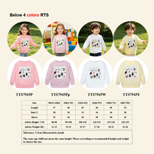 Felpa per bambini in cotone stampa cartoni animati top <span class=keywords><strong>felpe</strong></span> per bambini - Product Image 2