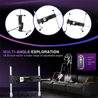 Hismith Premium 4.0 Pro Stoßmaschine mit 100W Motor, LED-Licht, Digitalanzeige, Steuerbox, 3-in-1-Steuerung und KlicLok-System