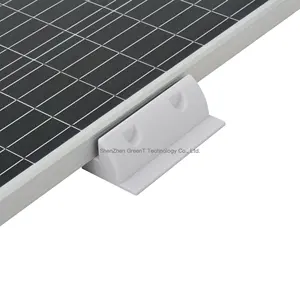 RV 태양 전지 패널 장착 브래킷 구조에 ABS 흰색 모터 홈 z 브래킷 태양 전지 패널 설치 RV 밴 자동차