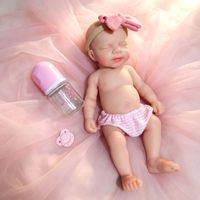 Muñecas Reborn Personalizadas de 12 Pulgadas, Mini Muñecas de Silicona Realistas, Tono de Piel y Cabello Personalizables, Pedidos al por Mayor, Muñecas de Silicona Completas
