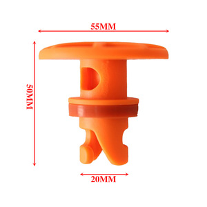 Válvula de liberación rápida inflable para Sup, plástico naranja, portátil, para deportes acuáticos, lagos, ríos - Product Image 2