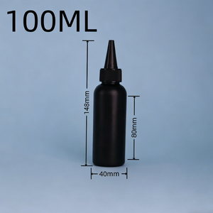 Botellas de aceite de oliva negras mate de HDPE al por mayor, resistentes a altas temperaturas, de 300ml, 500ml, 1000ml, para pegamento y pintura, botella exprimible - Product Image 2