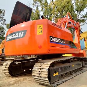 รถขุดดูดซับแรงกระแทก Doosan DH150LC-7 DH150 ของแท้จากเกาหลี / รถขุดตีนตะขาบ Doosan 15 ตัน ระบบไฮดรอลิก รุ่น Dh150lc Dh 150 150-7 150lc-7 - Product Image 3