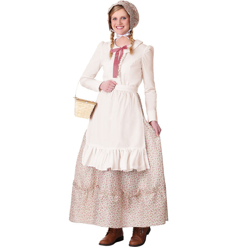 Dress Robe Petite Maison Dans La Prairie Costume De Dame Pour