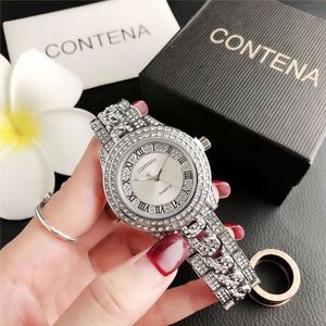 Reloj de Cuarzo para Mujer, Diseño Personalizado de Fábrica, Nuevo, de Lujo, Aleación, Cocodrilo, Acero Inoxidable, Cristal, Diamantes, Joyería, Resistente al Agua - Product Image 5