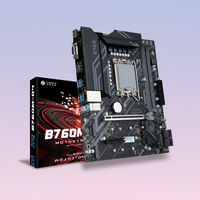 Placa Base HUANANZHI B760M D4 M-ATX DDR4 Compatible con Socket de CPU LGA1700, Soporte Máximo de 64GB para PC
