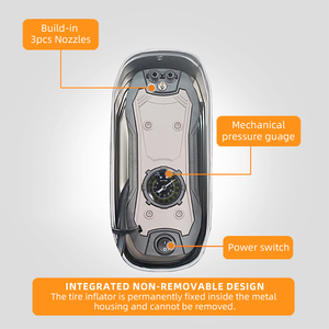 Compresseur d'air micro silencieux sans huile pour voiture, mini compresseur portable 12V pour <span class=keywords><strong>gonflage</strong></span> de pneus de voiture électrique - Product Image 4