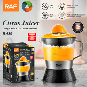 <span class=keywords><strong>Presse</strong></span>-agrumes électrique domestique RAF R.639 avec rotation bidirectionnelle et carafe à jus transparente pour jus d'orange frais - Product Image 5