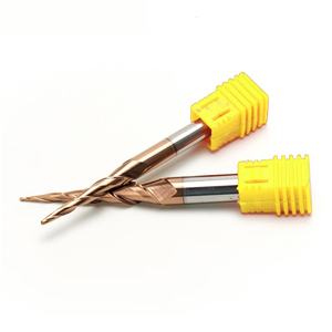 Factory Custom Carbide <strong>Tungsten</strong> CNC Router Bit Taper Ball Nose <strong>End</strong> <strong>Mill</strong> Spiral Milling Cutter for Woodworking - Product Image 2