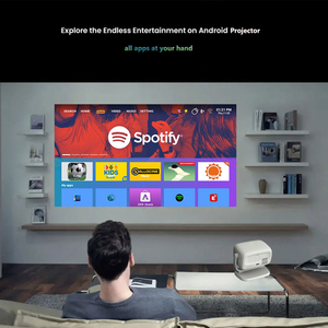 AIKEWO <span class=keywords><strong>X8</strong></span> Mini taşınabilir projektör 4K Android 5G WiFi 6500 lümen 720P 1080P tam yüksek çözünürlüklü LCD LED Google TV projektör