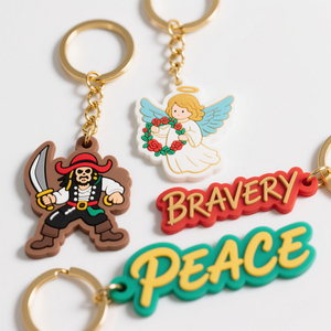 Custom PVC Carabiner <b>Keychains</b> Promotional Soft Eco-friendly 3D Shape Embossing Printing Bulk Corporate Gifts Events - Product Image 4