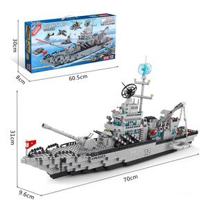 Bộ đồ chơi lắp ráp mô hình tàu chiế<span class=keywords><strong>n</strong></span> khu trục tỷ lệ 1:1 bằng nhựa ABS 1560 chi tiết, đồ chơi giáo dục tự lắp ráp, trang trí unisex - Product Image 6