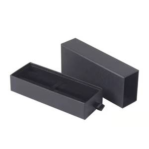 Best price luxury drawer slide paper packaging jewelry ring necklace gift box