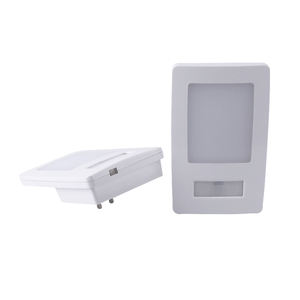 Spina nella parete luce notturna a Led calda bianca sensore automatico crepuscolo all'alba risparmio energetico sensore di movimento PIR schermo piatto LED luce notturna - Product Image 2