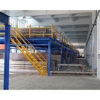 Système de rayonnage industriel pour mezzanines, plateformes industrielles doubles pour entrepôts, système de plancher de mezzanine
